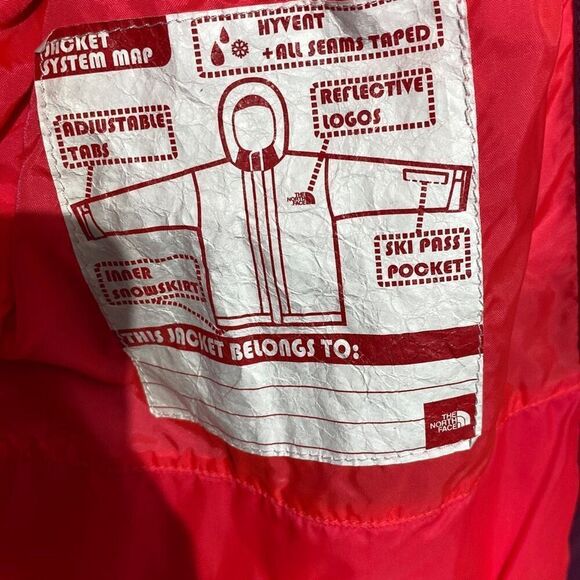 The North Face womens Colorblock Full Zip Waterproof Multicolor Jacket Size 1X - Picture 11 of 13